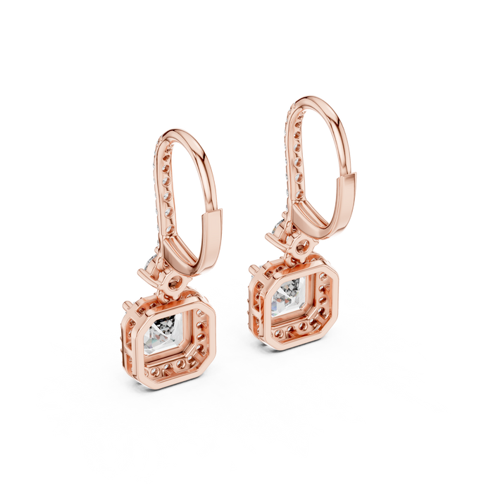 The Tourvuande — Asscher Earrings