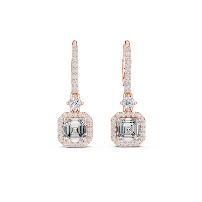 The Tourvuande — Asscher Earrings