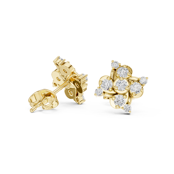 The Winterine — Round Earrings