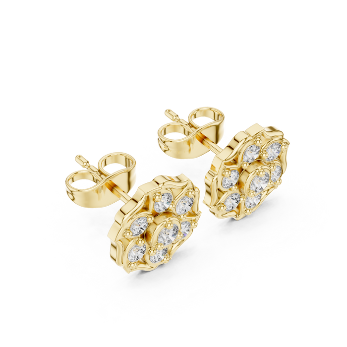 The Zafiline — Round Earrings