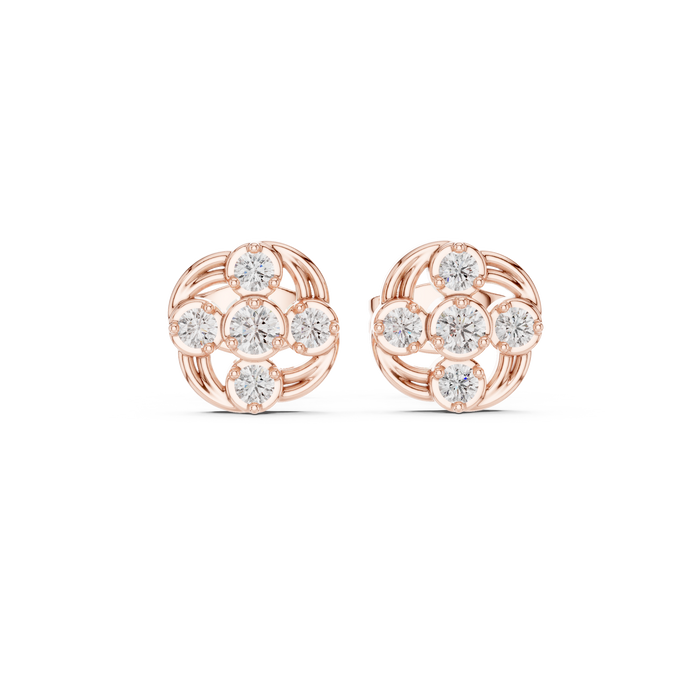 The Beaurine — Round Earrings