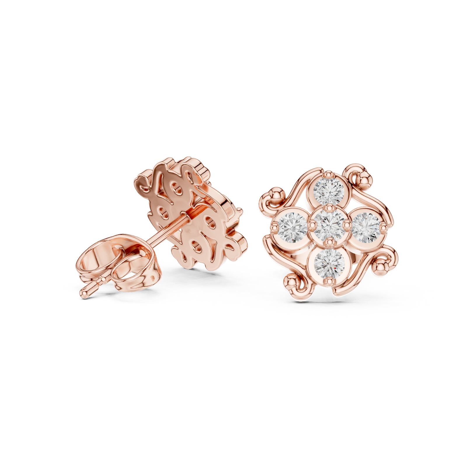 The Ducheelle — Round Earrings