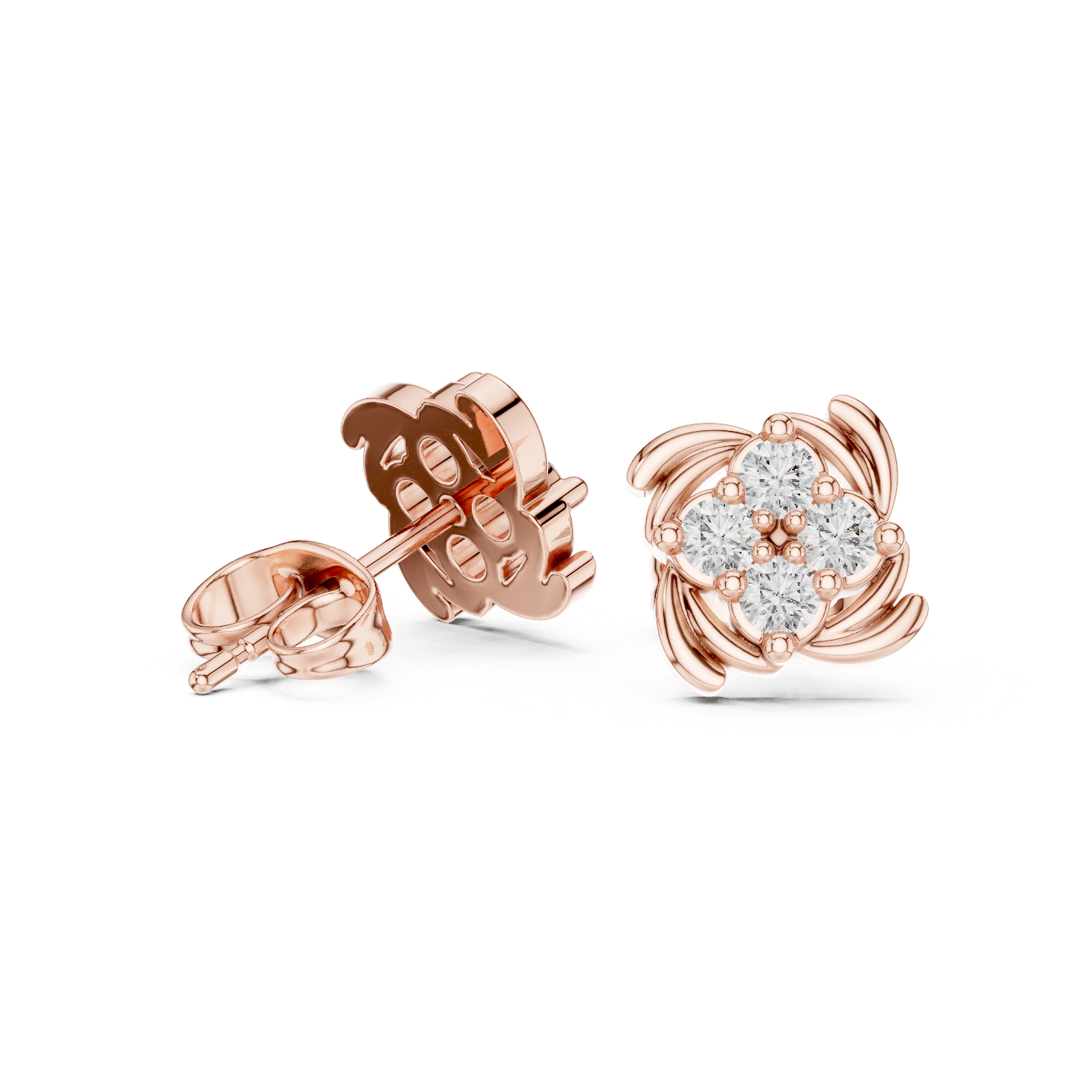 The Perelle — Round Earrings