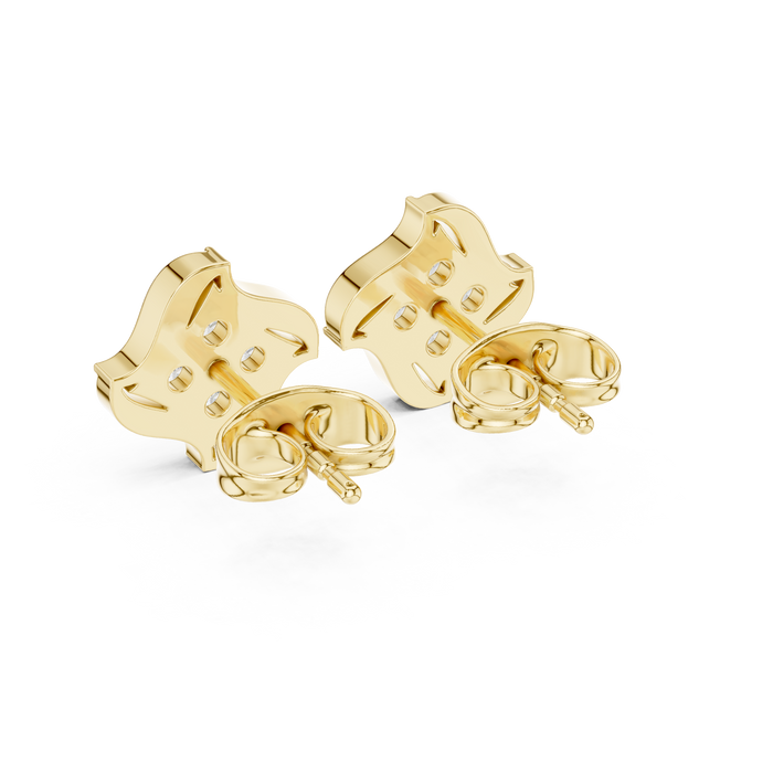 The Roseleaf — Round Earrings