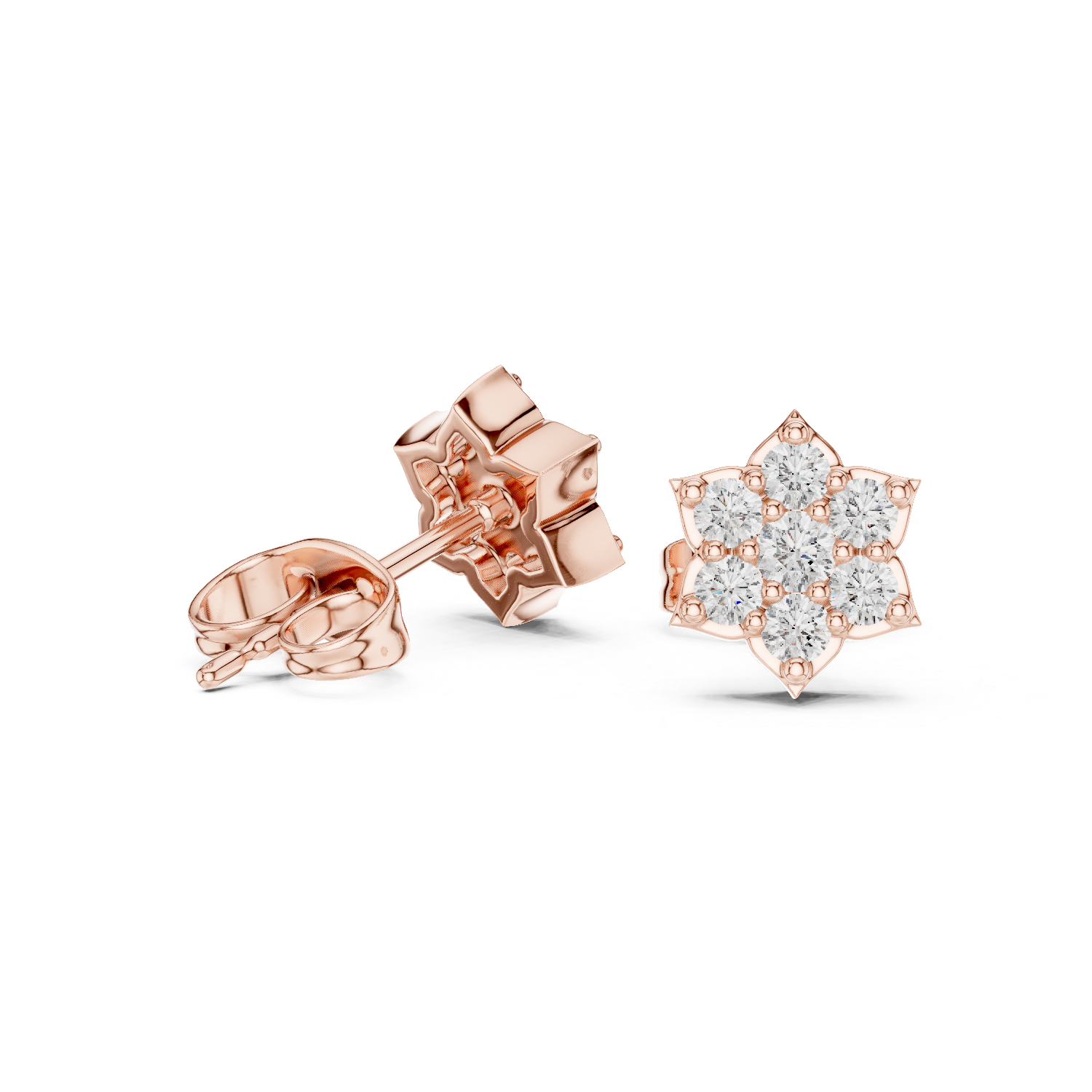 The Zircsande — Round Earrings