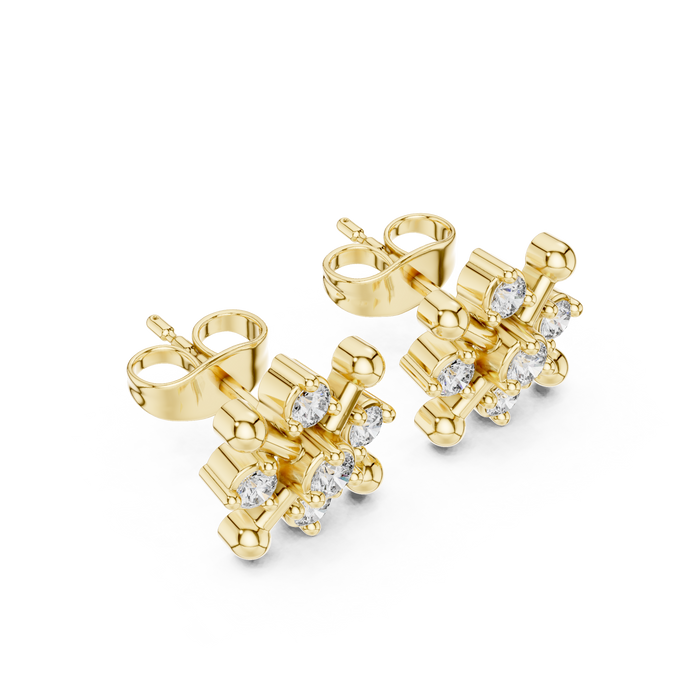 The Auberfleur — Round Earrings