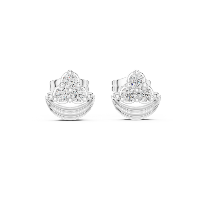 The Blancbelle — Round Earrings