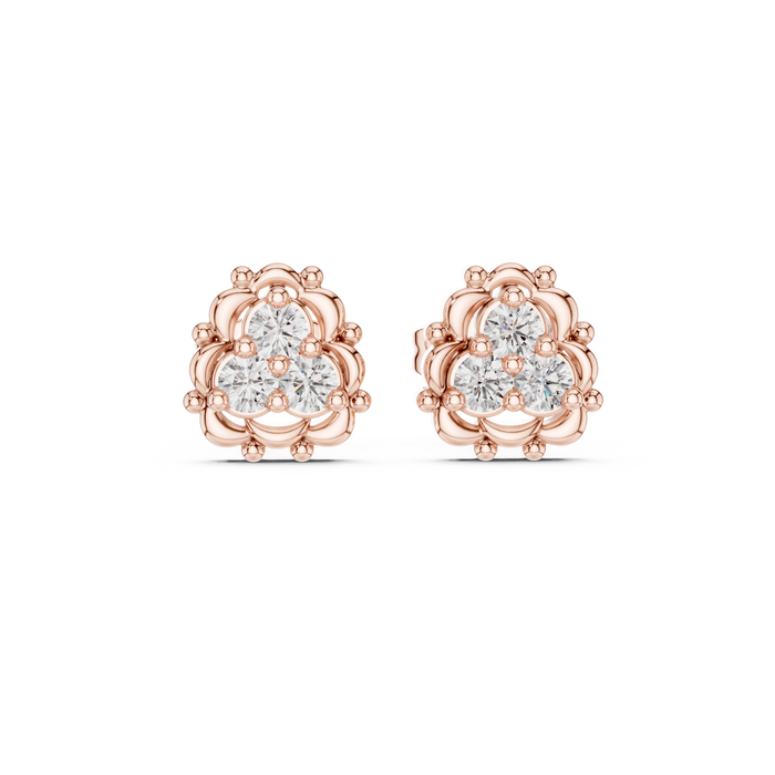 The Cascance — Round Earrings