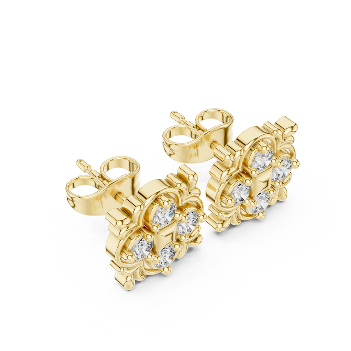 The Glorivine — Round Earrings