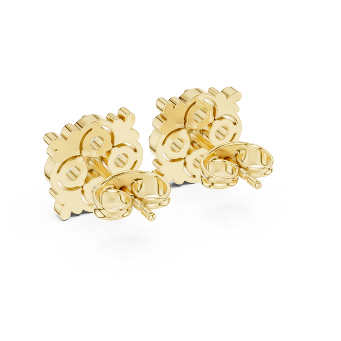The Glorivine — Round Earrings