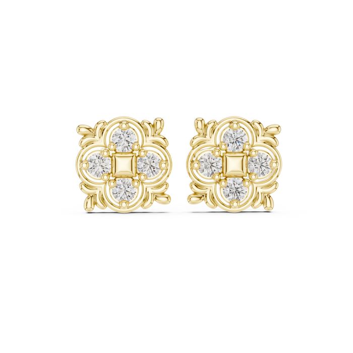 The Glorivine — Round Earrings
