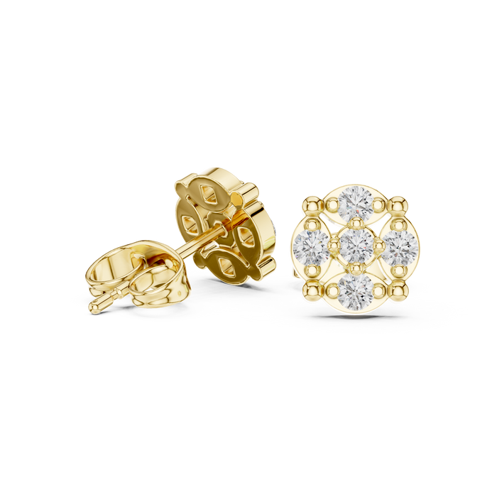 The Ynesline — Round Earrings