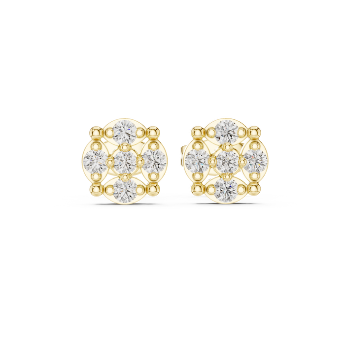 The Ynesline — Round Earrings