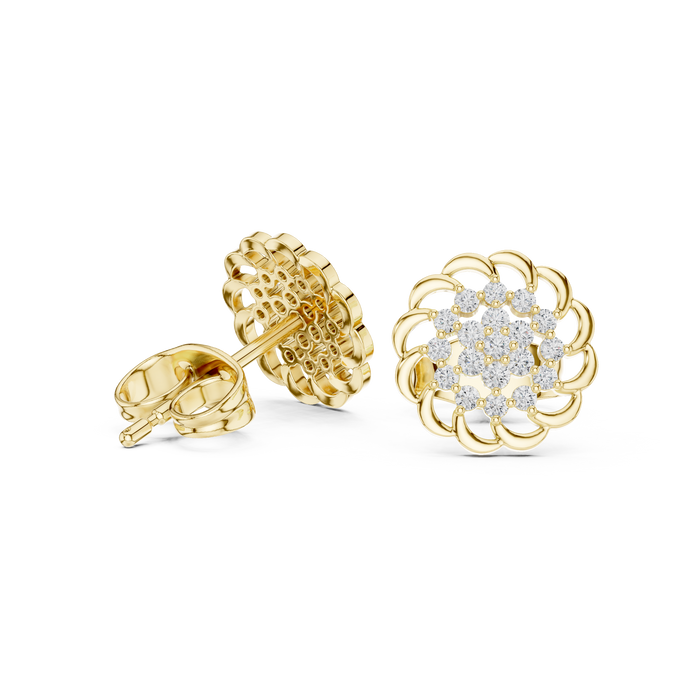 The Zelphille — Round Earrings