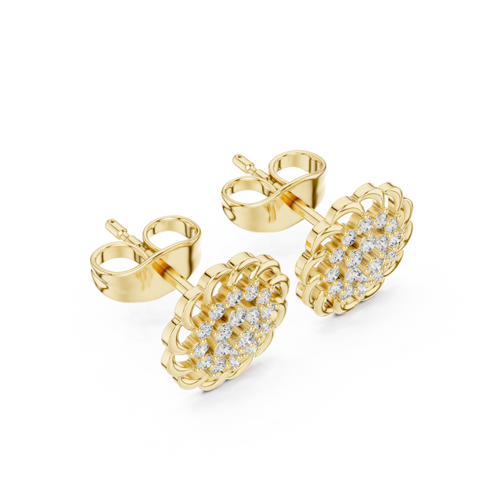 The Zelphille — Round Earrings