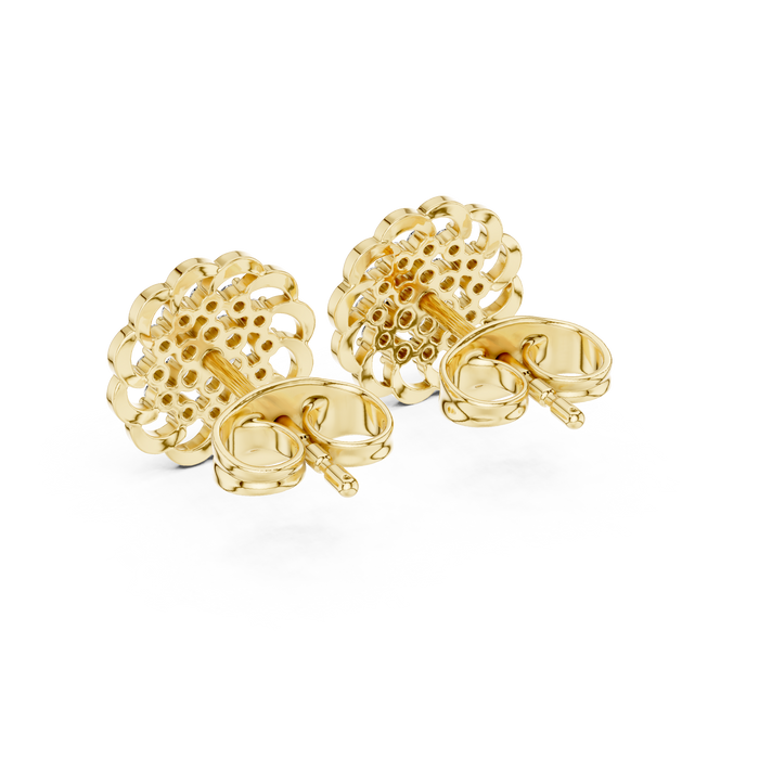 The Zelphille — Round Earrings