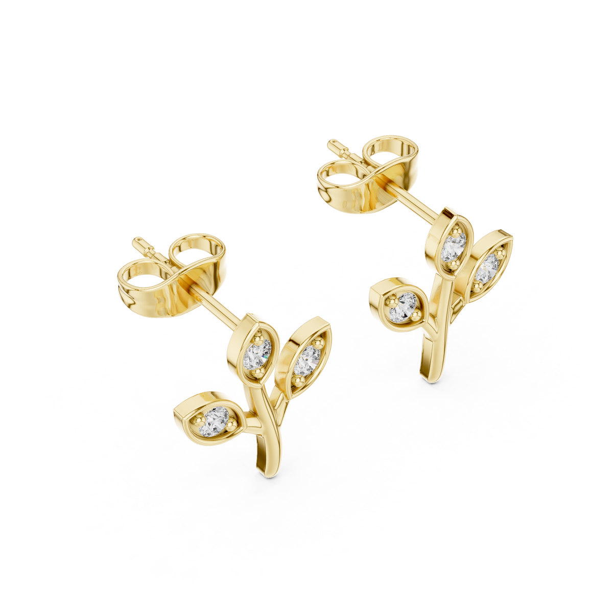 The Fleurenne — Round Earrings