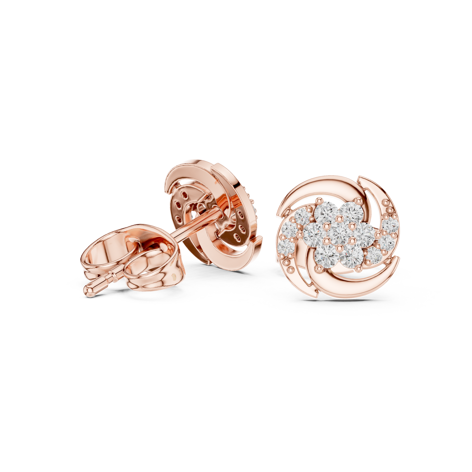 The Honoine — Round Earrings