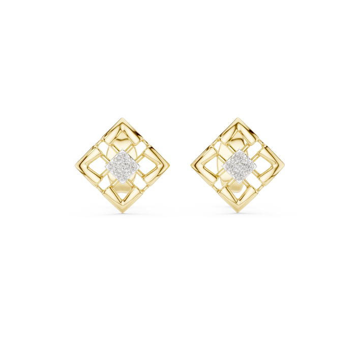 The Gwendolyne — Round Diamond Earrings
