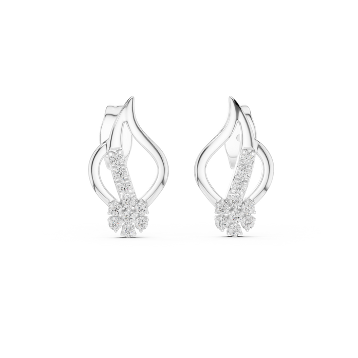 The Katarelle — Round Collet Earrings