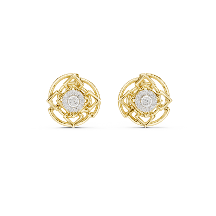 The Livienne — Round Prong Earrings