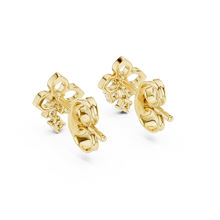 The Nocturne — Round Collet Earrings
