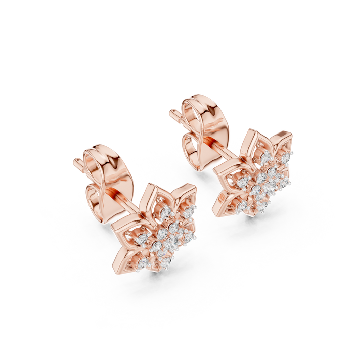 The Oredane — Round Collet Earrings