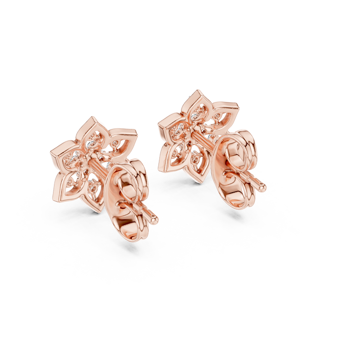 The Oredane — Round Collet Earrings