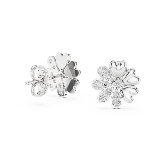The Solstane — Round Prong Earrings