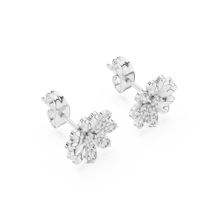The Solstane — Round Prong Earrings