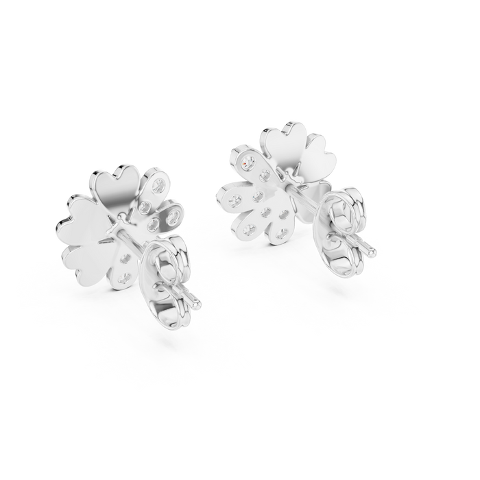The Solstane — Round Prong Earrings
