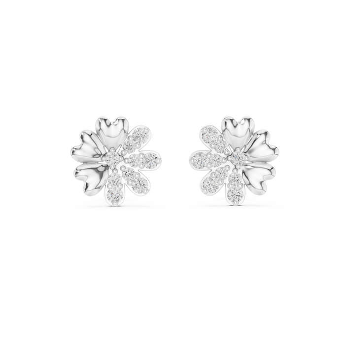 The Solstane — Round Prong Earrings