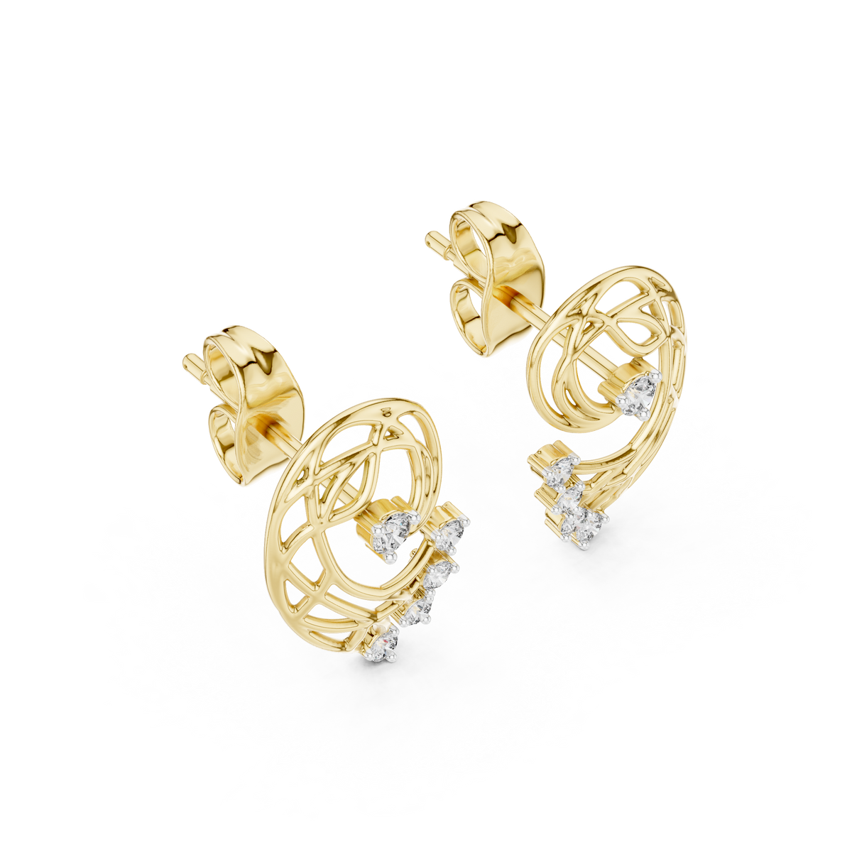The Cyrbelle — Round Earrings