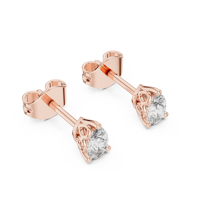 The Rosaance — Pear Earrings