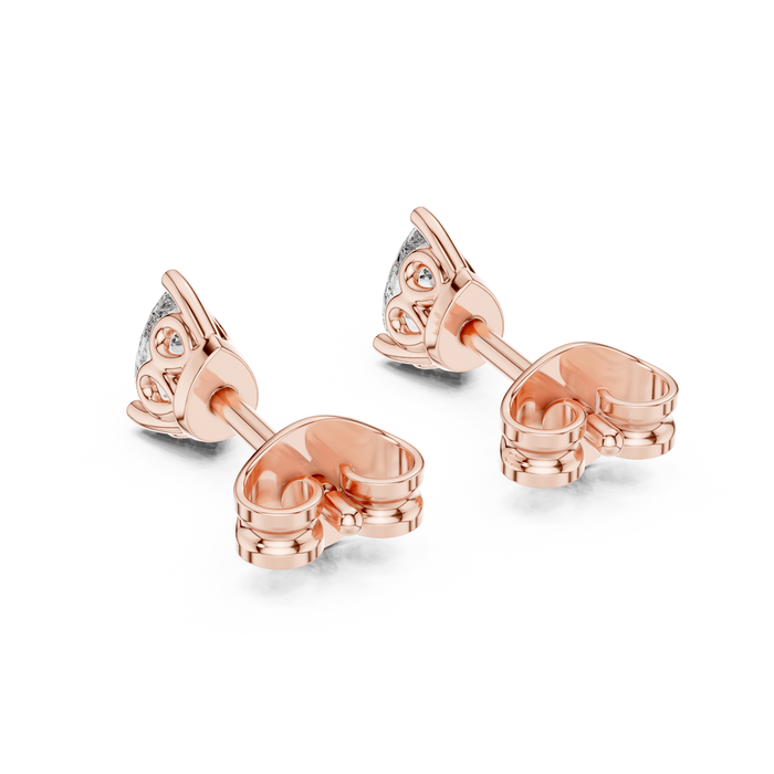 The Rosaance — Pear Earrings