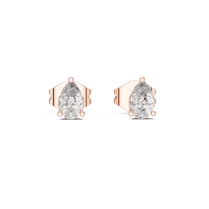The Rosaance — Pear Earrings