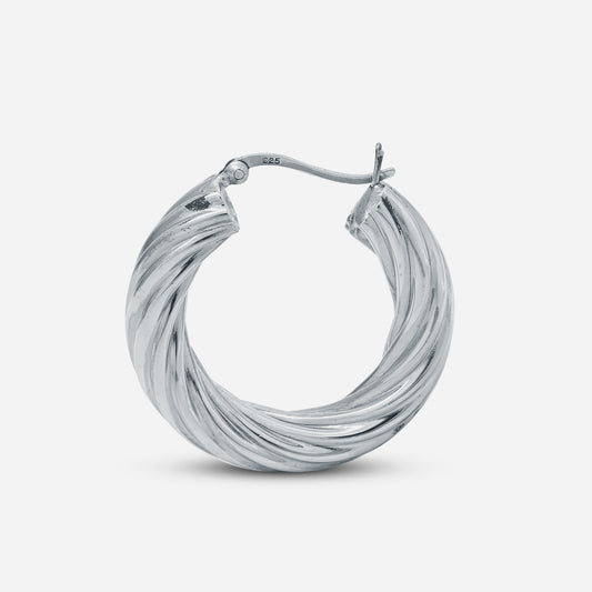 Elevated Twist Hoops