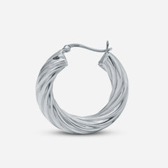 Elevated Twist Hoops