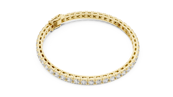 The Colombine — Round Tennis Bracelet