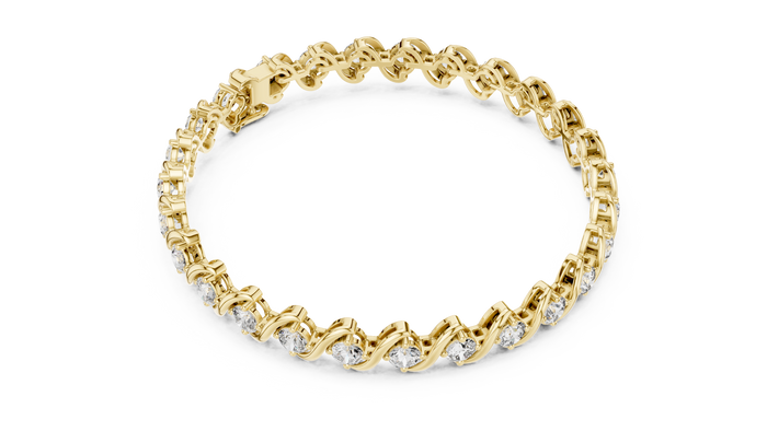 The Gwenaëlle — Round Tennis Bracelet