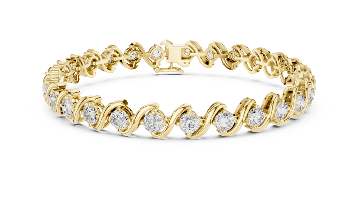 The Gwenaëlle — Round Tennis Bracelet