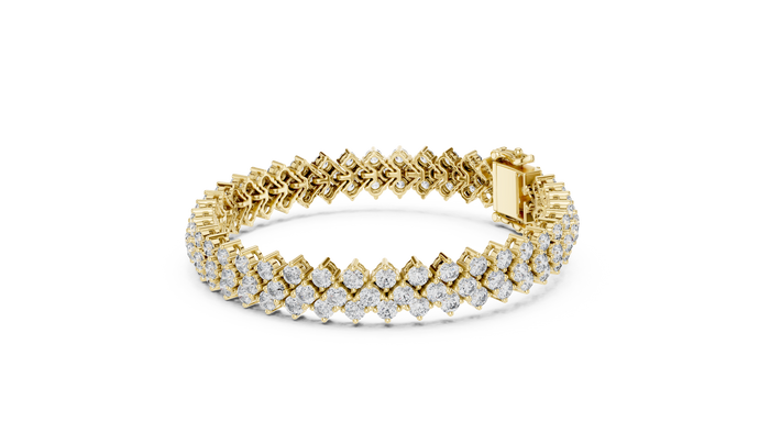 The Hyacinthe — Round Eternity Tennis Bracelet