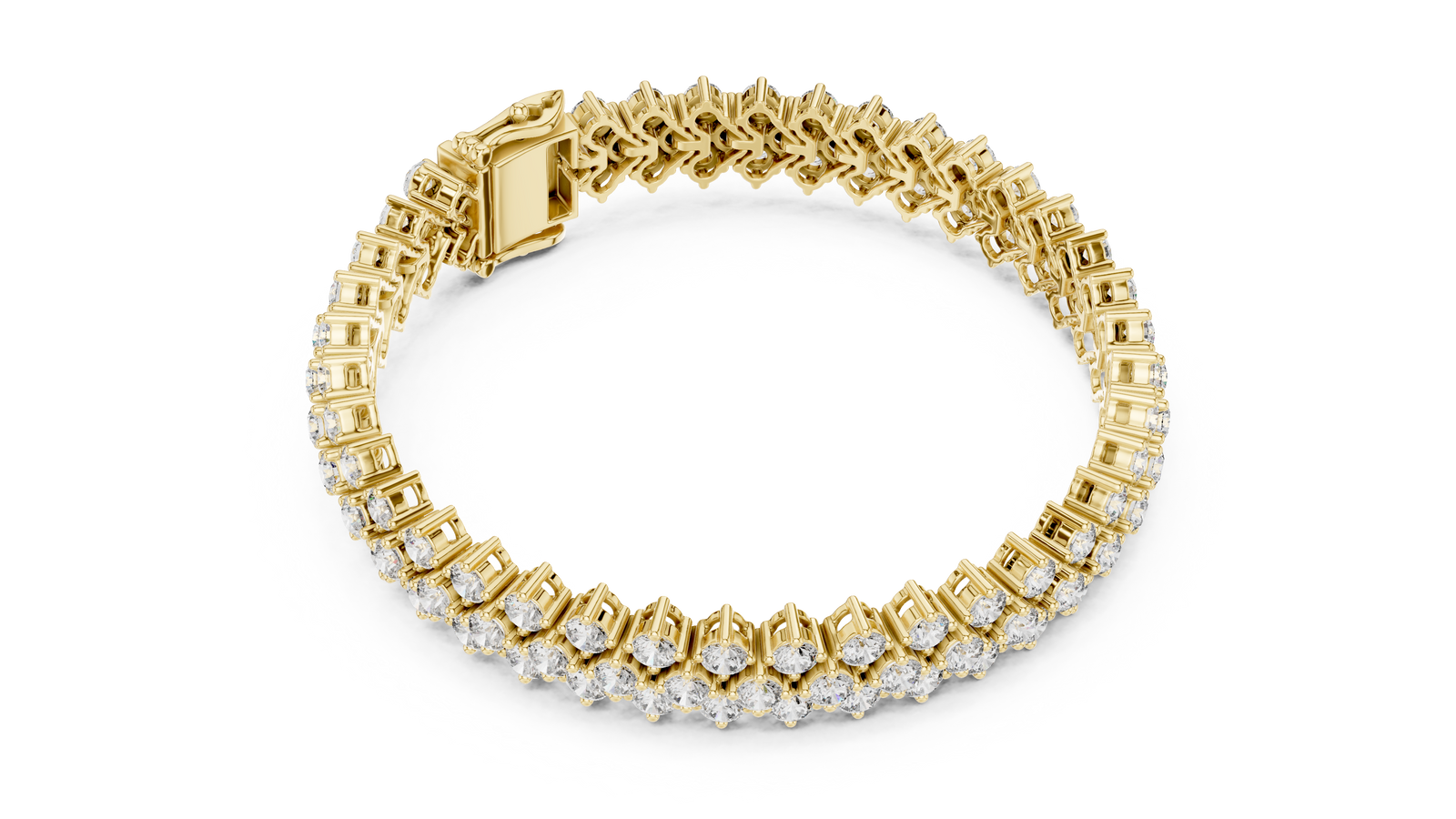 The Hyacinthe — Round Eternity Tennis Bracelet