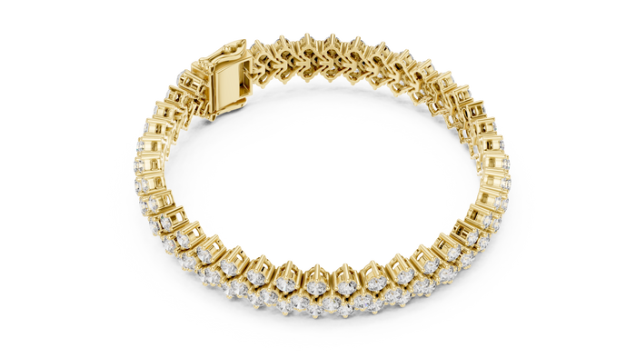 The Hyacinthe — Round Eternity Tennis Bracelet