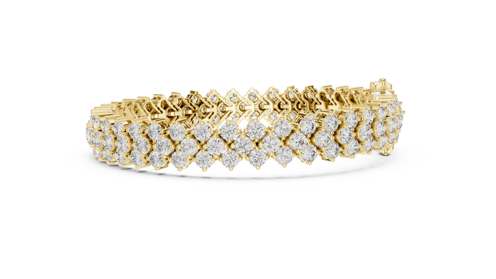 The Hyacinthe — Round Eternity Tennis Bracelet