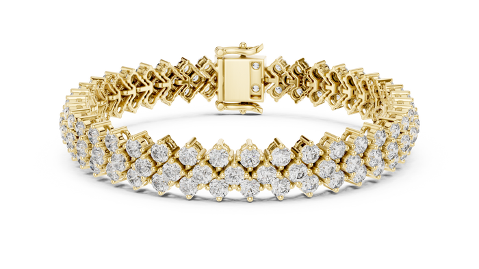 The Hyacinthe — Round Eternity Tennis Bracelet