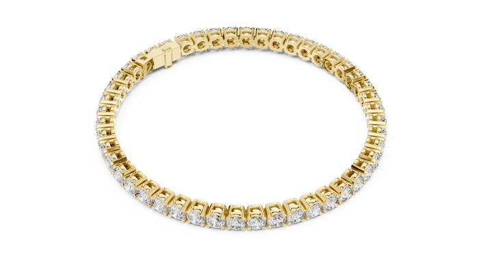 The Jonquille — Round Tennis Bracelet