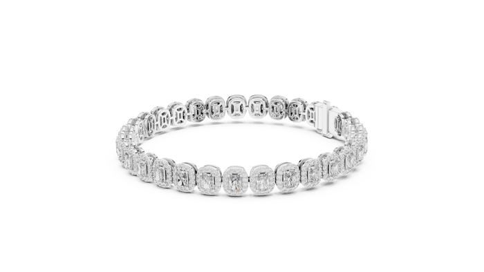 The Opaline — Round Eternity Tennis Bracelet