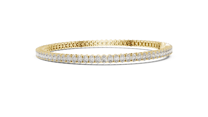 The Mauvine — Oval Eternity Tennis Bracelet