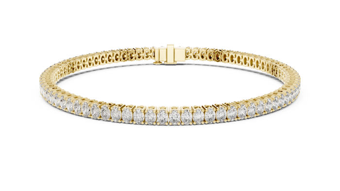The Mauvine — Oval Eternity Tennis Bracelet